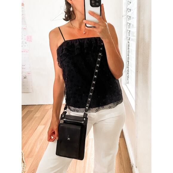 J. Crew Flutter Lace Tank Cami Women's Size XS G8413 - Picture 9 of 9